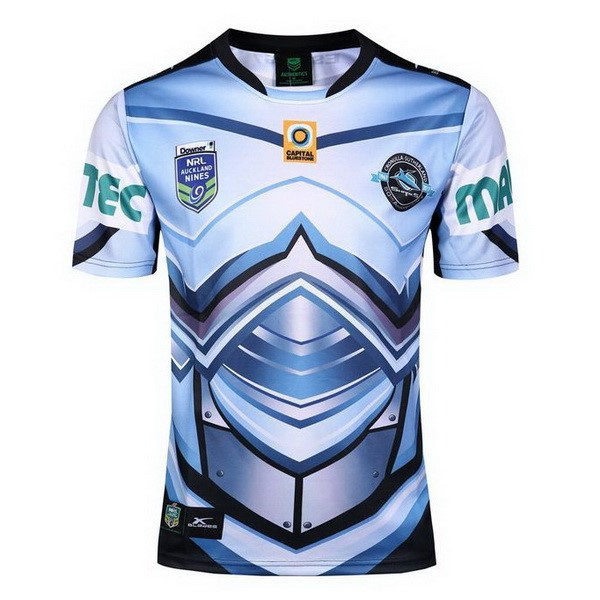 Maillot Rugby Cronulla Sharks 2017 2018 Bleu